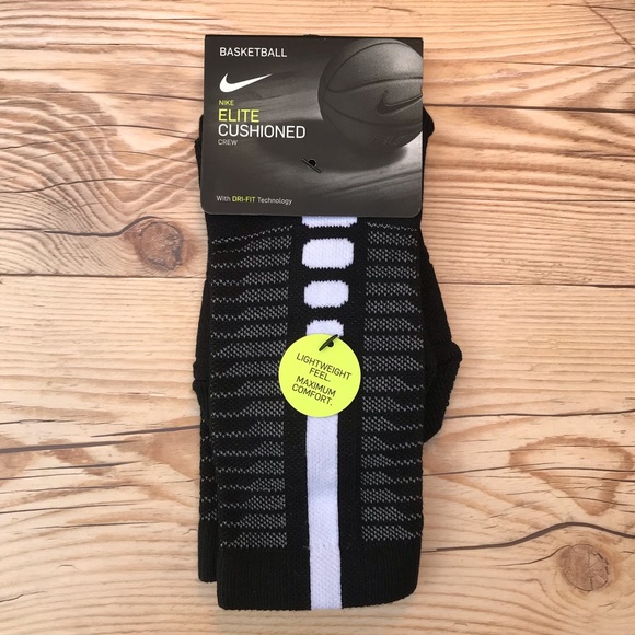 Nike Elite Cushioned Crew Basketball Crew Socks - Picture 1 of 8